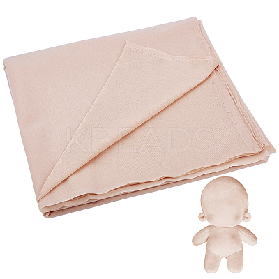 Polyester Doll Skin Fabric DIY-WH0060-33A-1