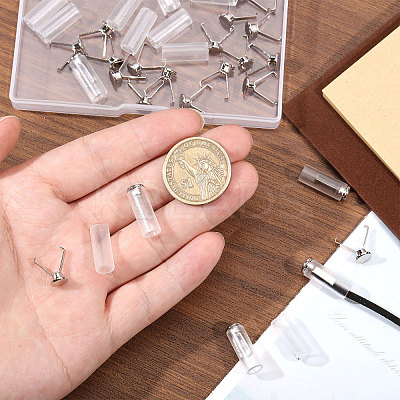 40 Sets Zinc Alloy with Resin Cord Ends FIND-CA0010-66P-1