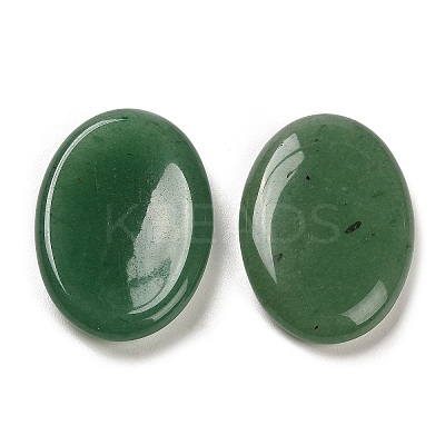 Natural Green Aventurine Oval Worry Stone G-R487-01G-1