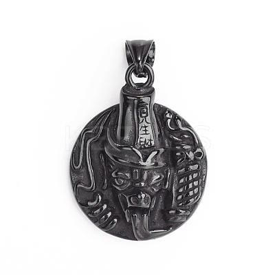 304 Stainless Steel Pendants STAS-H435-99B-1