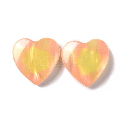 Printed Opaque Resin Cabochons FIND-E020-09C-10-1