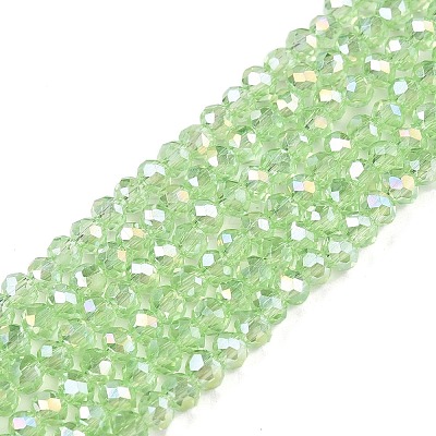Electroplate Glass Beads Strands EGLA-A044-T2mm-B09-1