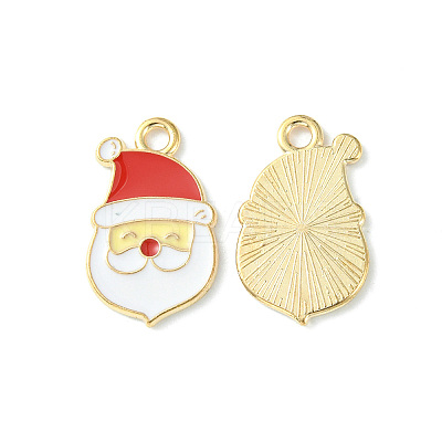 Christmas Alloy Enamel Pendants ENAM-D047-10LG-03-1
