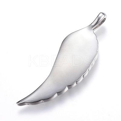 316 Surgical Stainless Steel Big Pendants STAS-P114-08P-1