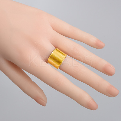 Stylish 304 Stainless Steel Wide Cuff Ring for Women RG2914-2-1