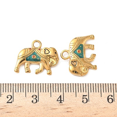 304 Stainless Steel Enamel Pendants STAS-I346-18G-01-1
