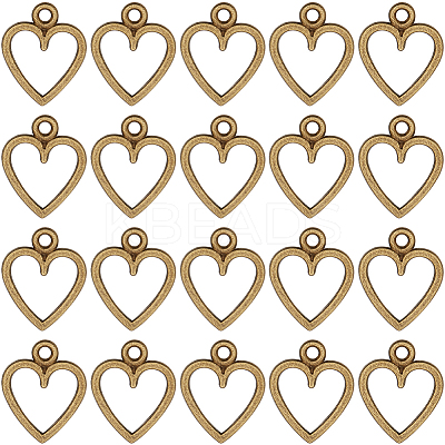 100Pcs Tibetan Style Alloy Charms FIND-SC0012-39AB-1
