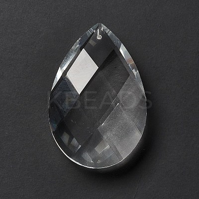 Transparent Glass Big Pendants GLAA-F118-12-1
