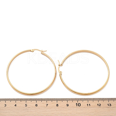 201 Stainless Steel Hoop Earrings EJEW-Q026-17G-D-1
