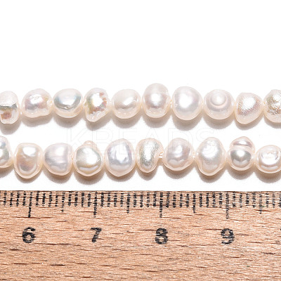 Natural Cultured Freshwater Pearl Beads Strands PEAR-N027-01B-1