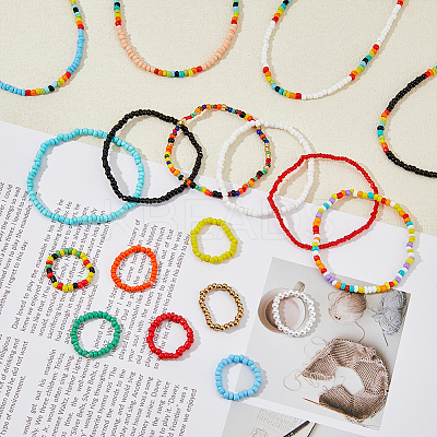 Colorful Jewerly Set SJEW-FI0001-08-1