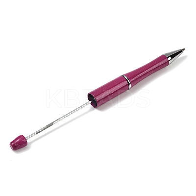 (Defective Closeout Sale: Pen Shaft Oxidation)Plastic Beadable Pens AJEW-XCP0003-46C-1