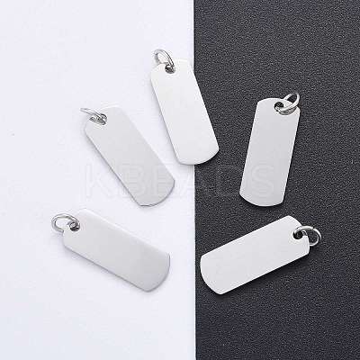 Anti-Tarnish 304 Stainless Steel Pendants STAS-I311-30P-1