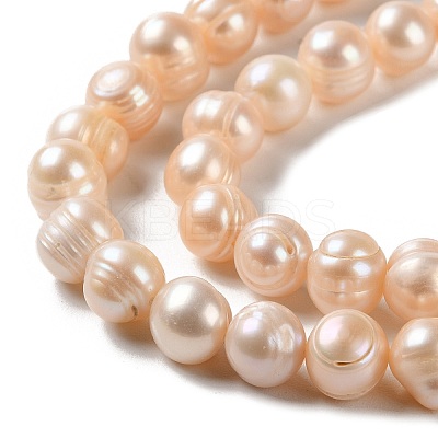 Natural Cultured Freshwater Pearl Beads Strands PEAR-E018-26-1