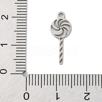 Anti-Tarnish 201 Stainless Steel Pendants STAS-Q015-06P-1