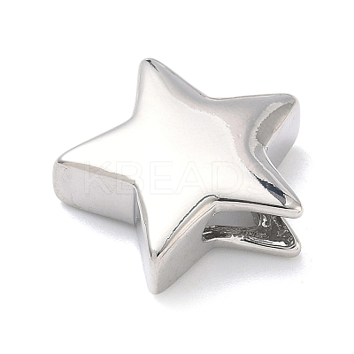Star Brass Slide Charms X-KK-P349-18A-P-1