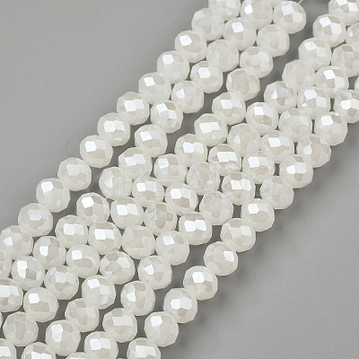Electroplate Glass Beads Strands X-EGLA-A034-J3mm-A01-1
