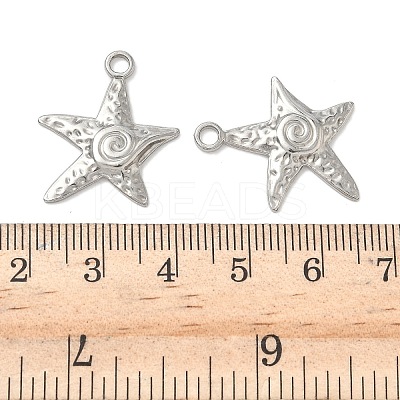 Marine Animal Style 304 Stainless Steel Pendants STAS-K267-23A-P-1