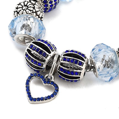 Tibetan Style Alloy European Bracelets LS-BJEW-M320-01AS-1