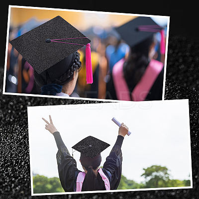 Square EVA Glitter Graduation Cap Topper Stickers DIY-WH20053-05C-1