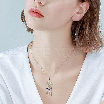 28Pcs 7 Colors Dyed Natural Lava Rock & Tibetan Style Alloy Pendant Decorations HJEW-AB00410-1
