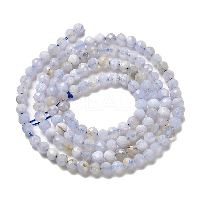 Natural Blue Lace Agate Beads Strands G-Z074-A01-01-1