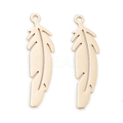 Long-Lasting Plated Brass Pendants KK-K336-55KCG-1