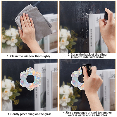 PVC Waterproof Shopwindow Decorative Sticker DIY-WH20007-17J-1