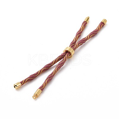 Nylon Cord Silder Bracelets MAK-C003-03G-21-1
