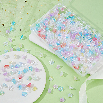 Acrylic Bead Caps OACR-DC0001-29A-1