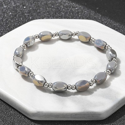 304 Stainless Steel Beads Stretch Breacelets for Women LS-BJEW-M054-01P-03-1