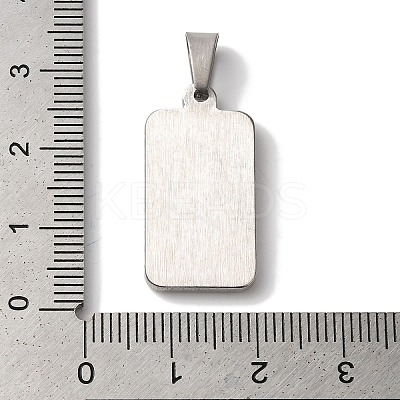 Non-Tarnish 304 Stainless Steel Pendants STAS-L081-034P-1
