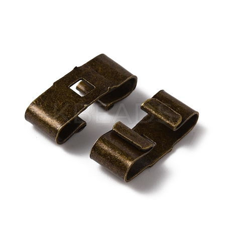 Tibetan Style Iron Bolo Tie Slides Clasp Accessories IFIN-WH0065-23AB-1