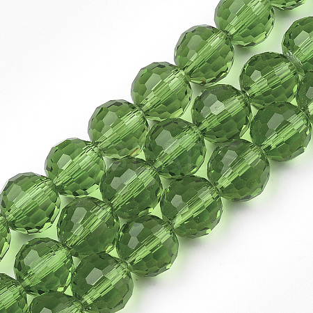 Transparent Glass Bead Strands LS-GLAA-R095-8mm-14-1