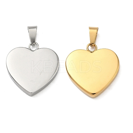 Ion Plating(IP) Fashionable 304 Stainless Steel Stamping Blank Tag Pendants STAS-J002B-01-M-1