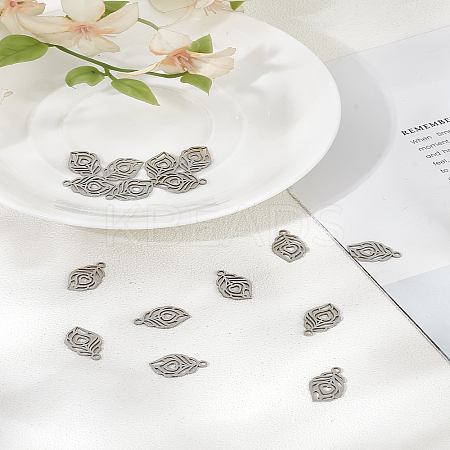16Pcs 304 Stainless Steel Pendants STAS-LP0003-72-1