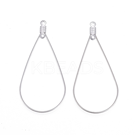 Tarnish Resistant 304 Stainless Steel Wire Pendants STAS-L238-073P-1
