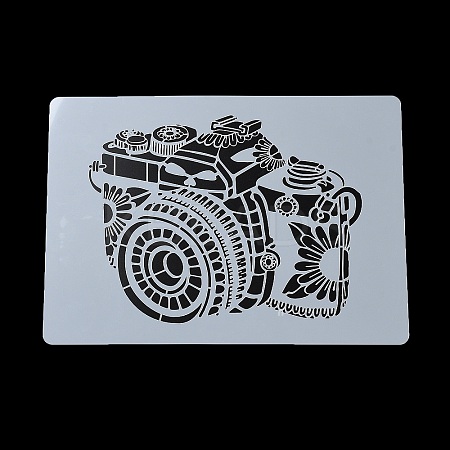 Plastic Hollow Out Drawing Painting Stencils Templates DIY-Z024-01F-1