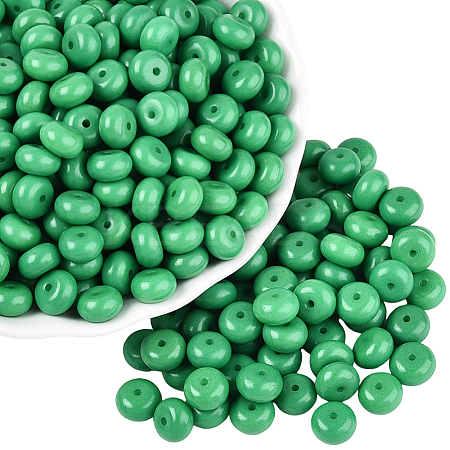 200Pcs Opaque Baking Paint Glass Seed Beads SEED-PA0001-01C-1