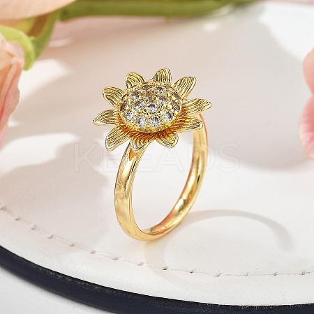 Rotatable Finger Rings for Women RJEW-B115-01G-02-1