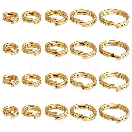 100Pcs Brass Split Rings FIND-HY0005-04B-1