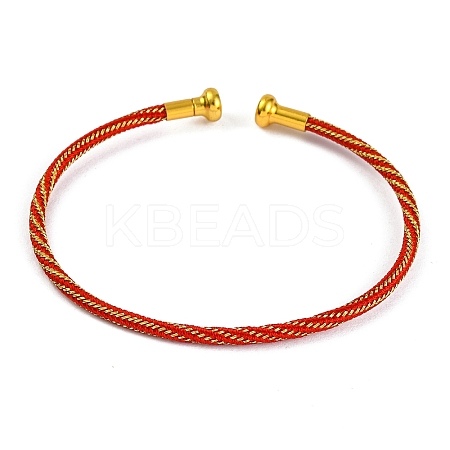 Braided Carbon Steel Wire Bracelet Making MAK-A017-B50-1