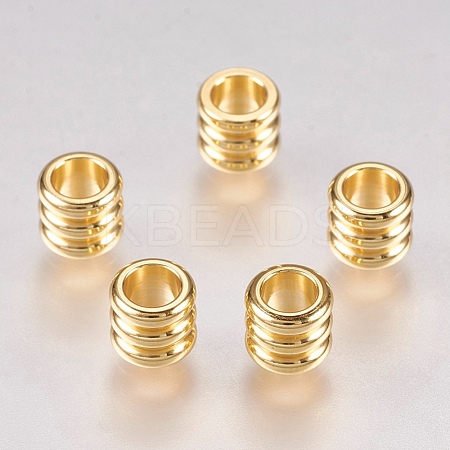 201 Stainless Steel Beads STAS-G173-01G-C-1