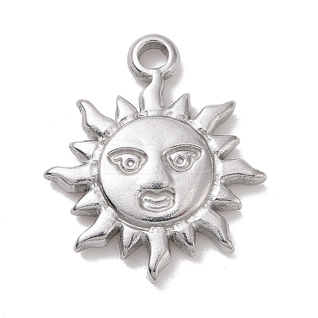 Non-Tarnish 304 Stainless Steel Pendants STAS-A063-16P-1