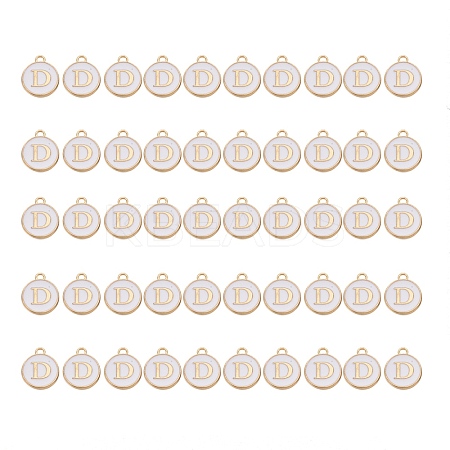 Golden Plated Alloy Charms ENAM-SZ0001-25A-D-1