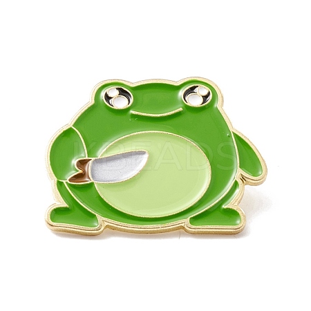 Frog Enamel Pin JEWB-H007-12G-1