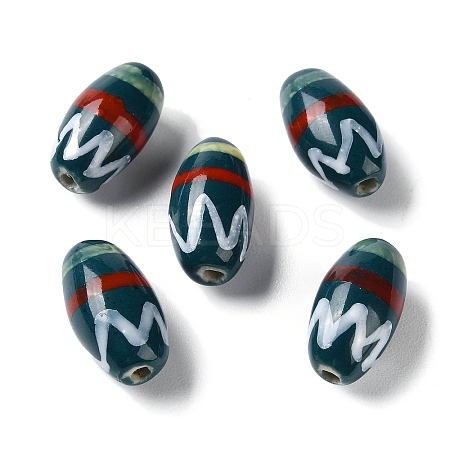 Handmade Porcelain Beads PORC-G011-05D-1