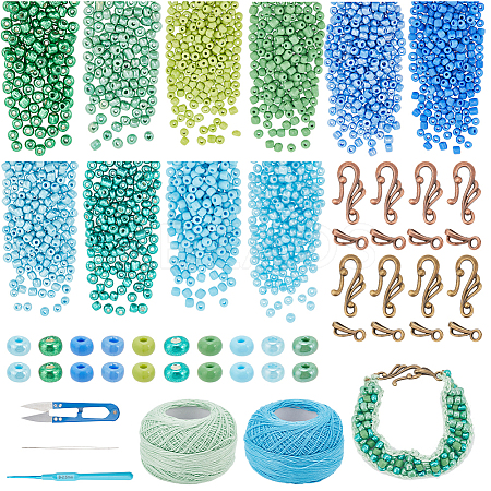  DIY Braided Bead Bracelet Making Kit SEED-NB0001-99-1