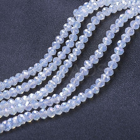 Electroplate Glass Beads Strands LS-EGLA-A034-J1mm-B06-1