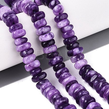 Dyed Natural Quartz Beads Strands G-N359-16A-07-1